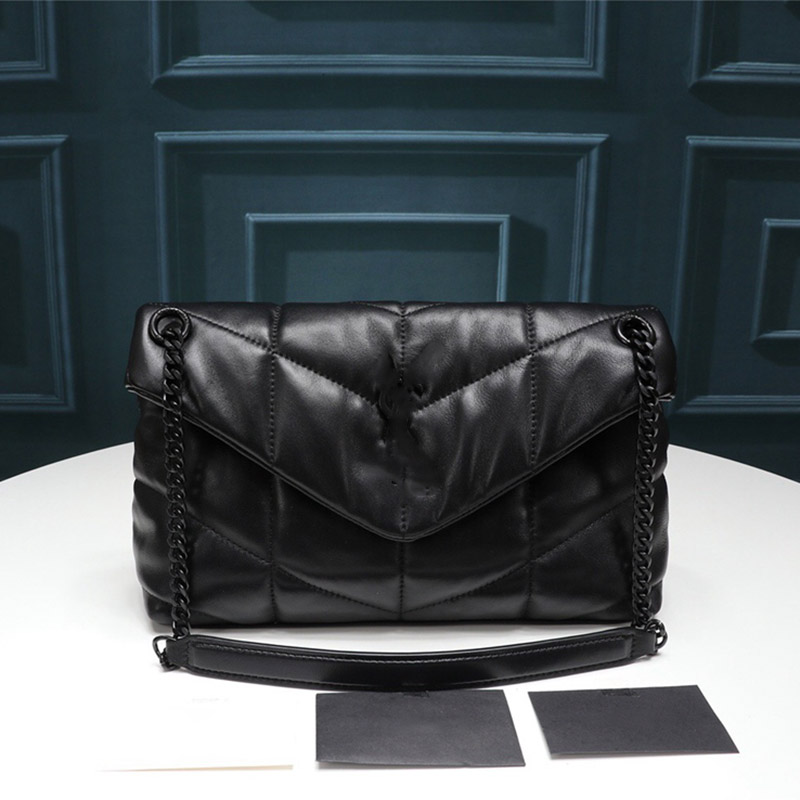 Designer luxury handbags purses LOULOU PUFFER BAG designer crossbody bag lady shoulder bag fashion NEW genuine leather handbag women bags, Black
Designer luxury handbags purses LOULOU PUFFER BAG designer crossbody bag lady shoulder bag fashion NEW genuine leather handbag women bags, Black