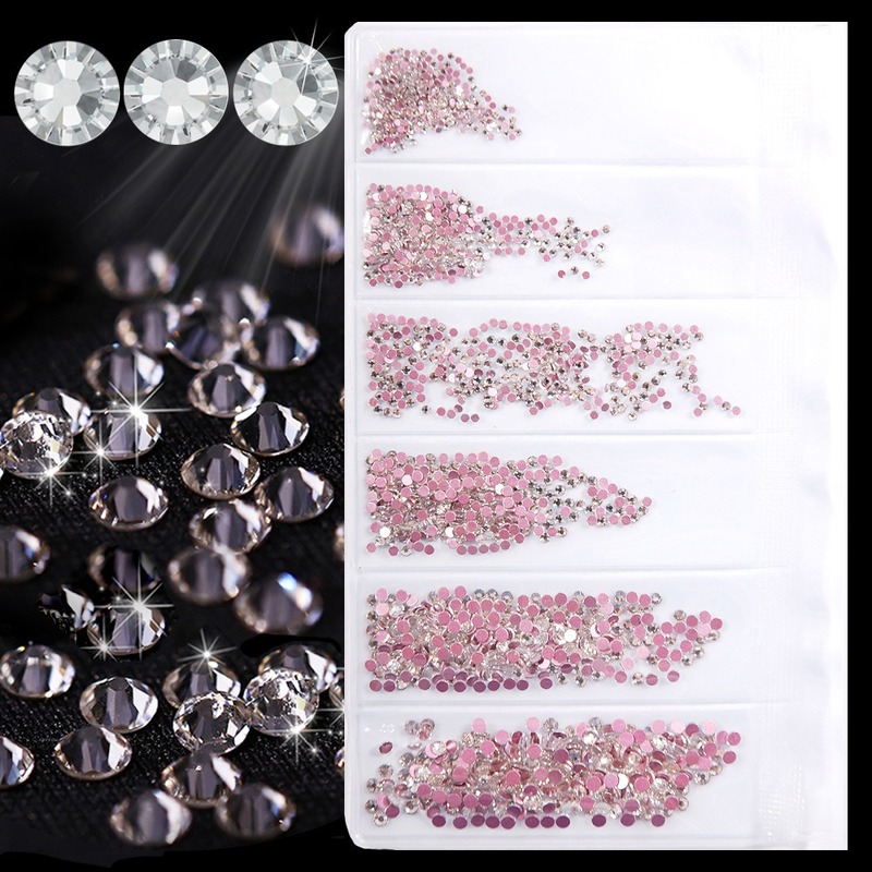 1728 High-end Super Flash Manicure Flat Diamond Rhinestone SS3-SS10 Nail Decoration Tools DIY Mobile Home Decoration nail art
1728 High-end Super Flash Manicure Flat Diamond Rhinestone SS3-SS10 Nail Decoration Tools DIY Mobile Home Decoration nail art