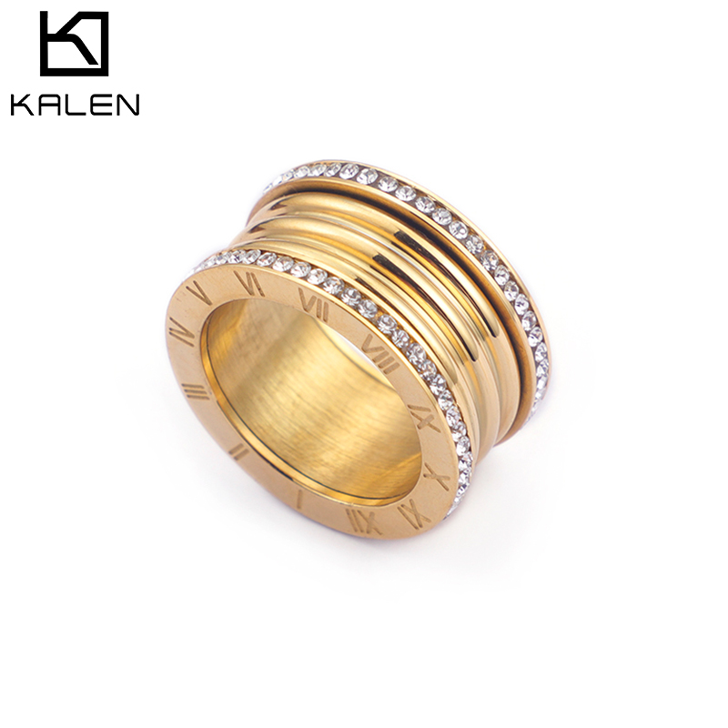 3 Colors Stainless Steel Bague Femme Trendy Cubic Zircon Wedding rings For Women Roman Numerals Anillos Mujer Jewelry
3 Colors Stainless Steel Bague Femme Trendy Cubic Zircon Wedding rings For Women Roman Numerals Anillos Mujer Jewelry