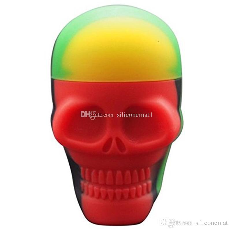 wholesale 5pcs/lot 15ml silicone skull container non stick reusable slick wax oil concentrate herb silicone stash jar
wholesale 5pcs/lot 15ml silicone skull container non stick reusable slick wax oil concentrate herb silicone stash jar