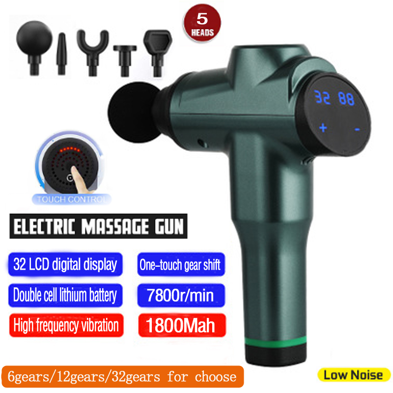 Morease 7200r/min Therapy Massage Guns 32 Gears Muscle Massager Pain Sport Massage gun Relax Body Slimming Relief With 5 Heads
Morease 7200r/min Therapy Massage Guns 32 Gears Muscle Massager Pain Sport Massage gun Relax Body Slimming Relief With 5 Heads