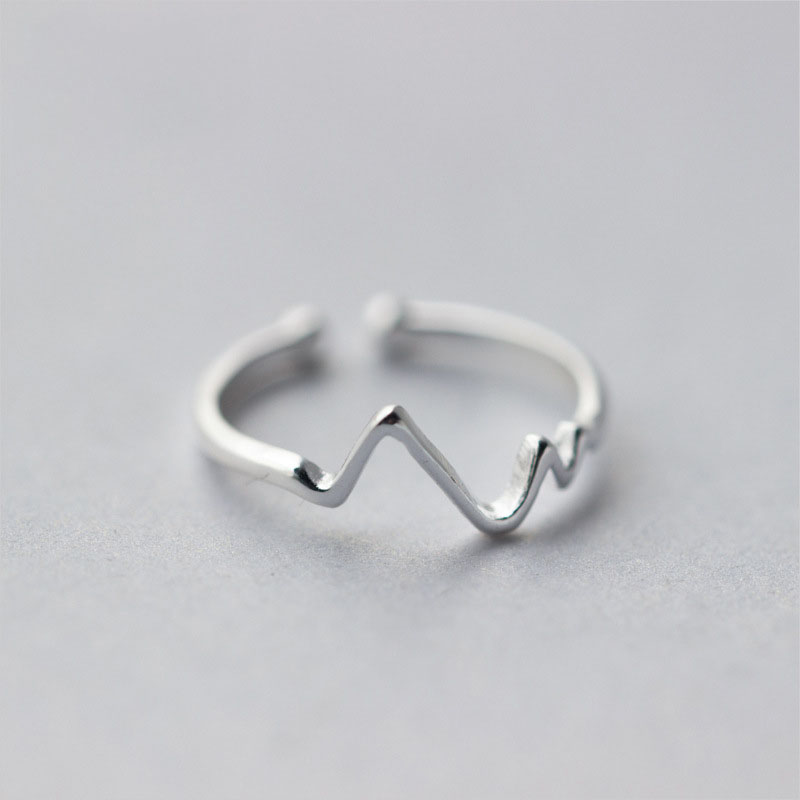 China import jewelry Wholesale Fashion 100% S925 Sterling Silver Ring Simple Thin Line Curve Wave Wild Smooth finger rings designs for girlfriend
China import jewelry Wholesale Fashion 100% S925 Sterling Silver Ring Simple Thin Line Curve Wave Wild Smooth finger rings designs for girlfriend