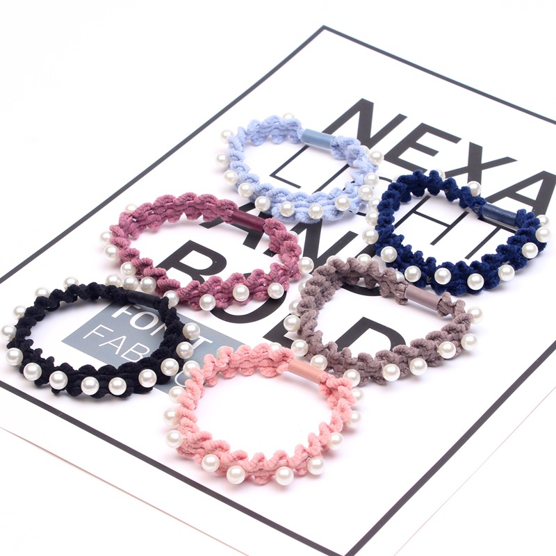 2019 New hot Korean version of spring hair accessories fashion lace pearl hair rope Korean color temperament head rope
2019 New hot Korean version of spring hair accessories fashion lace pearl hair rope Korean color temperament head rope