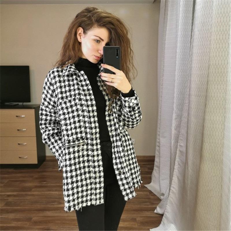 Women Plaid Tweed Long Oversize Jacket Coat Pockets Fall Lapel Asymmetric Outwear Loose Trendy Checked Jacket, As picture
Women Plaid Tweed Long Oversize Jacket Coat Pockets Fall Lapel Asymmetric Outwear Loose Trendy Checked Jacket, As picture