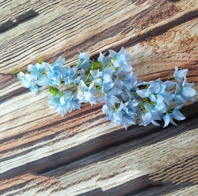 Factory supply silk Bougainvillea Speetabilis Flowe high-grade cherry blossom Artificial Flower for wedding Decoratiions table centerpieces