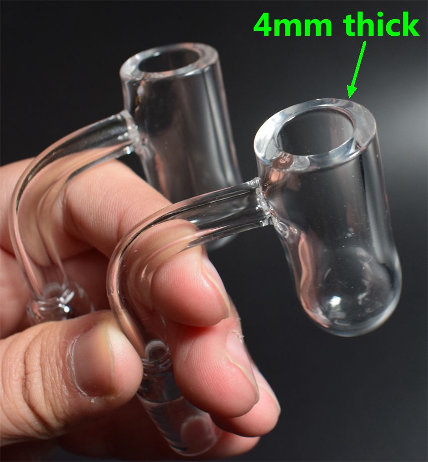 New 4mm thick Flat Top Round Bottom 20mm OD Quartz Banger Nail 10mm 14mm 18mm Round Base Quartz Nail For Glass Bongs
New 4mm thick Flat Top Round Bottom 20mm OD Quartz Banger Nail 10mm 14mm 18mm Round Base Quartz Nail For Glass Bongs