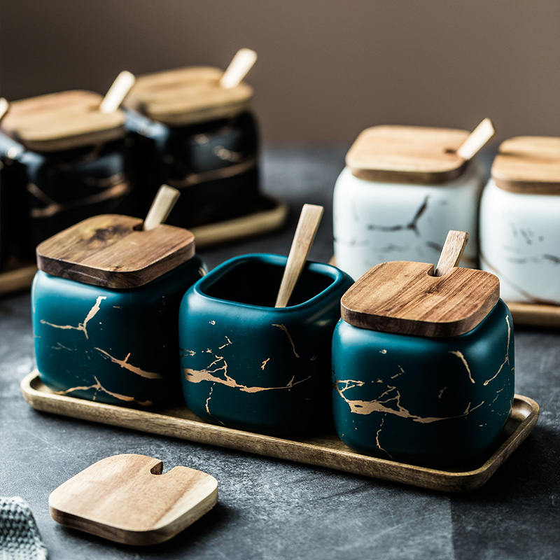 3 Piece Set Nordic Green Matte Marbled Ceramic Seasoning Single Salt Household Seasoning Box Kitchen
3 Piece Set Nordic Green Matte Marbled Ceramic Seasoning Single Salt Household Seasoning Box Kitchen