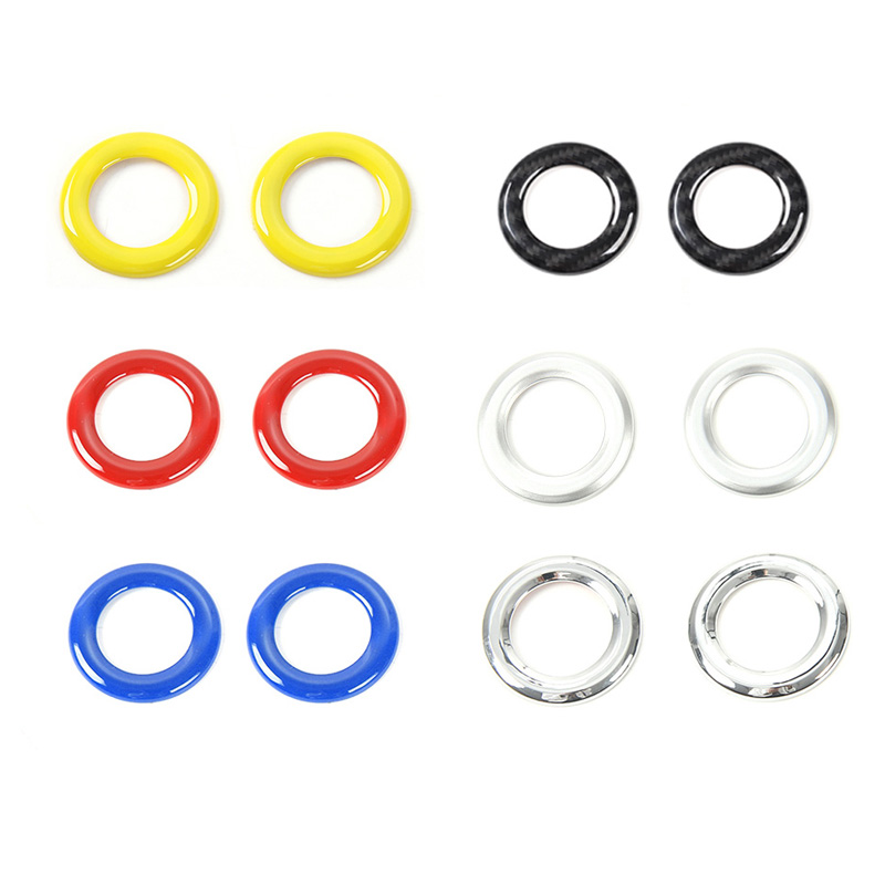Seat Back Headrest Adjust Handle Button Switch Decoration Circle Ring Cover Trim Frame for Chevrolet Camaro 2017+