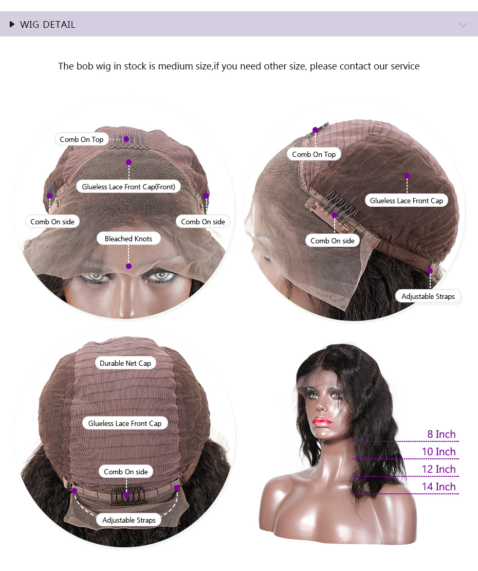 13X4 180% Afro Kinky Curly Lace Front simulation Human Hair Wigs With Bang For Black Women PrePlucked short bob Wig with bangs synthetic