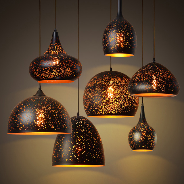 Vintage Adjustable Kitchen Dining & Bar Pendant Lights Hollow Industrial Lustre Hanging Lamps Iron Para Sala Luminaire Fixtures
Vintage Adjustable Kitchen Dining & Bar Pendant Lights Hollow Industrial Lustre Hanging Lamps Iron Para Sala Luminaire Fixtures