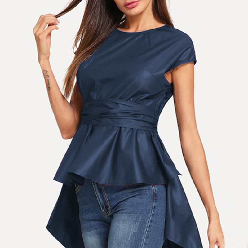 2020 Summer Long Shirts ZANZEA Women Asymmetrical Tops Solid Short Sleeve Lace-Up Blouse Plus Size Bohemian Party Blusas Femme, Black
2020 Summer Long Shirts ZANZEA Women Asymmetrical Tops Solid Short Sleeve Lace-Up Blouse Plus Size Bohemian Party Blusas Femme, Black