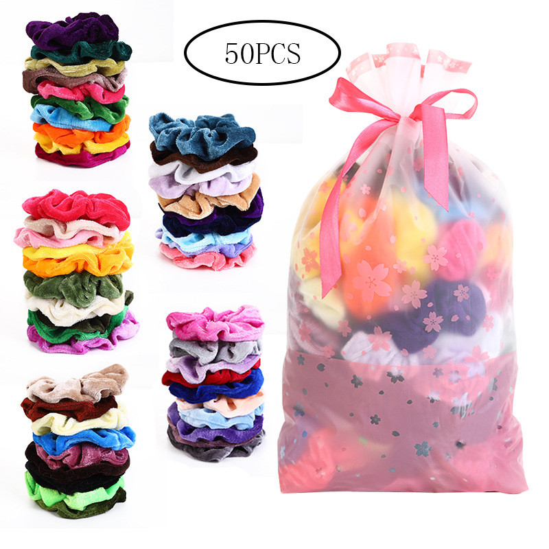 Free DHL Women Velvet Elastic Hairbands 20pcs/set 46pcs/set Ponytail Holder Scrunchies Hair Rubber Band Lady Girls Kids Hair Accessories, Mixed 50pcs colors as shown
Free DHL Women Velvet Elastic Hairbands 20pcs/set 46pcs/set Ponytail Holder Scrunchies Hair Rubber Band Lady Girls Kids Hair Accessories, Mixed 50pcs colors as shown