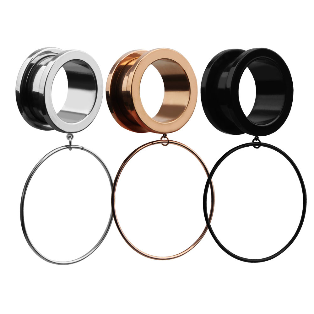 New Piercing Tunnels Ear Plugs pulley Steel ring Ear Expander 316L medical steel Body Jewelry
New Piercing Tunnels Ear Plugs pulley Steel ring Ear Expander 316L medical steel Body Jewelry