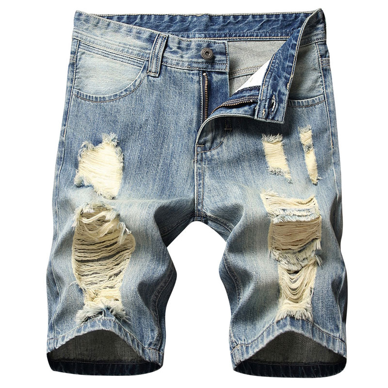 New Summer Blue Color Denim Shorts Fashion Designer Short Ripped Jeans Men Destroyed Men Jeans Shorts New Pants
New Summer Blue Color Denim Shorts Fashion Designer Short Ripped Jeans Men Destroyed Men Jeans Shorts New Pants