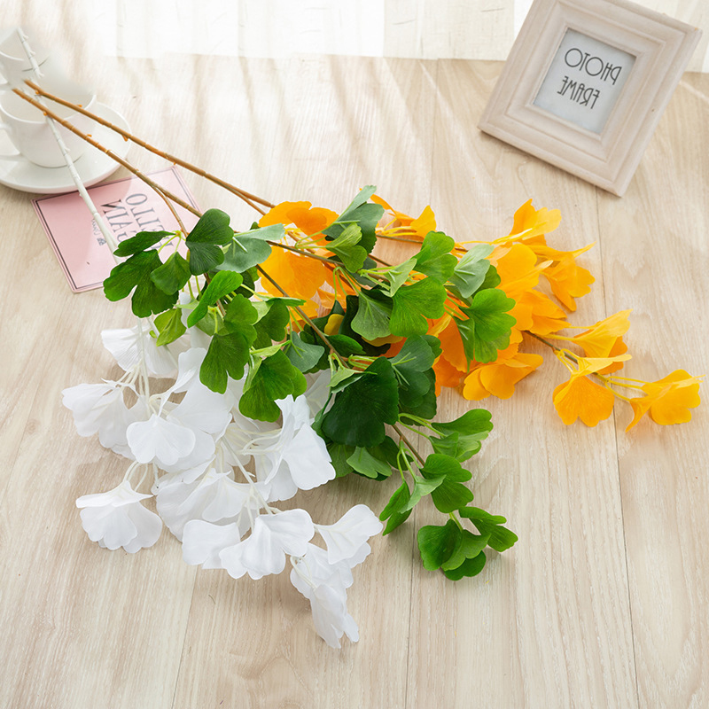 Artificial Plants Fake Tree Branches For Home Wedding Garden Decoration Flower Arrangement Ginkgo Green Leaves, White
Artificial Plants Fake Tree Branches For Home Wedding Garden Decoration Flower Arrangement Ginkgo Green Leaves, White