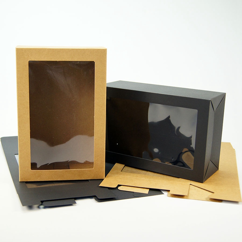 10PCS 15x8.5x23cm Brown Kraft Paper Box With Window Gift Box Packaging Carton Paperboard Packaging
10PCS 15x8.5x23cm Brown Kraft Paper Box With Window Gift Box Packaging Carton Paperboard Packaging