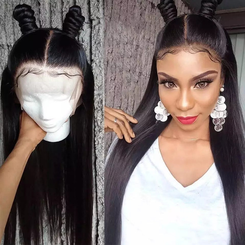 Natural Black Silky Straight Soft Full Hair 13x6 Synthetic Lace Front Wig Glueless 10% Human Hair Wigs Heat Resistant Fiber For Black Women
Natural Black Silky Straight Soft Full Hair 13x6 Synthetic Lace Front Wig Glueless 10% Human Hair Wigs Heat Resistant Fiber For Black Women