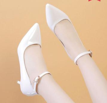 2020 Women's shoes in Spring and Autumn with New style High heel fine heel pointed end@B097, Black
2020 Women's shoes in Spring and Autumn with New style High heel fine heel pointed end@B097, Black