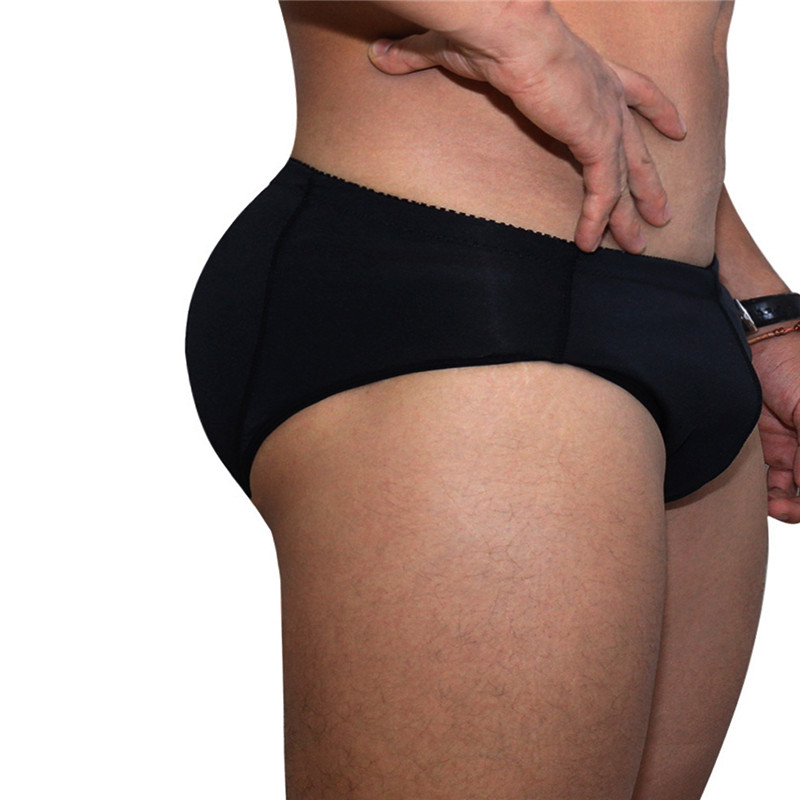Man Body Shaper Underwear Padded Butt Lifter Briefs Panties Back Strengthening Double Removable Fake Ass Sexy Push up Cup Bulge Bodyshaper