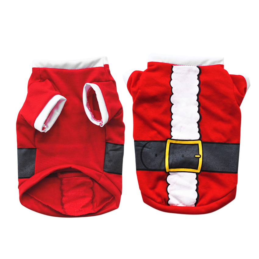 Christmas vest for dogs Fashionable Festival costumes winter warm comfortable pet clothes Four styles of cotton t-shirts A07