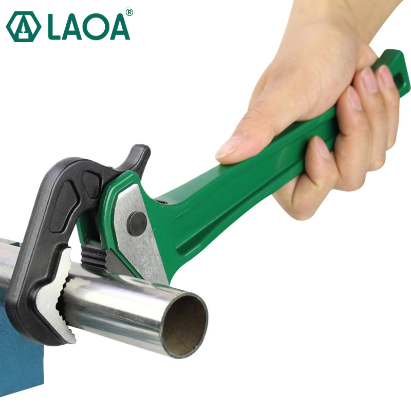 LAOA multifunction Rapid Pipe Pliers Aluminum Ratchet Water Pipe Wrench Forceps Tongs With Wrench Head Free Shipping
LAOA multifunction Rapid Pipe Pliers Aluminum Ratchet Water Pipe Wrench Forceps Tongs With Wrench Head Free Shipping