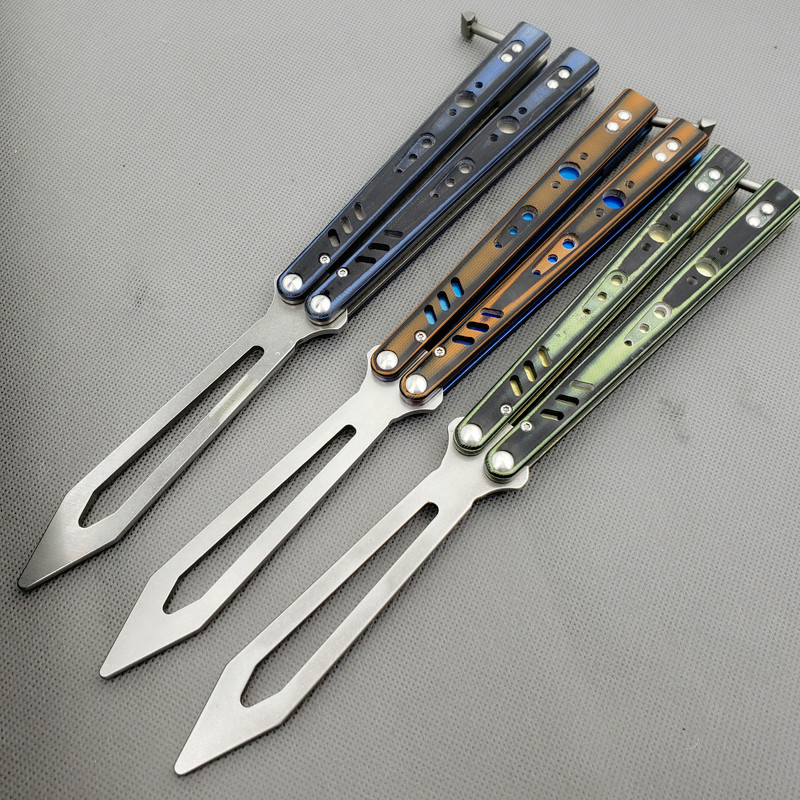 balisong butterfly Killer Bee D2 G10 handle trainer training knife not sharp Crafts Martial arts Collection knvies xmas gift
balisong butterfly Killer Bee D2 G10 handle trainer training knife not sharp Crafts Martial arts Collection knvies xmas gift