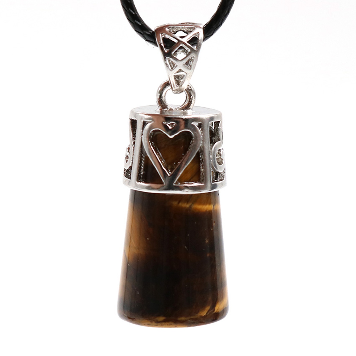 Silver alloy cylinder pendant men and women charm personality fashion jewelry