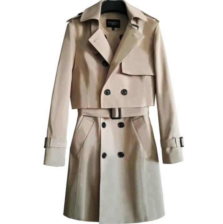 Mens trench coats man Two pieces coat vest men fashion clothes overcoat long sleeve 2020 spring autumn new designer, Beige
Mens trench coats man Two pieces coat vest men fashion clothes overcoat long sleeve 2020 spring autumn new designer, Beige