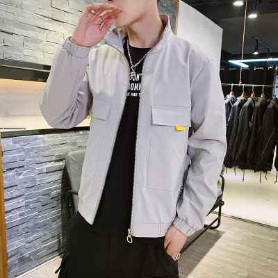 Jacket Mens 21Ss Autumn New Korean Youth Student Fashion Brand Coat Slim And Handsome Casual Men's Wear