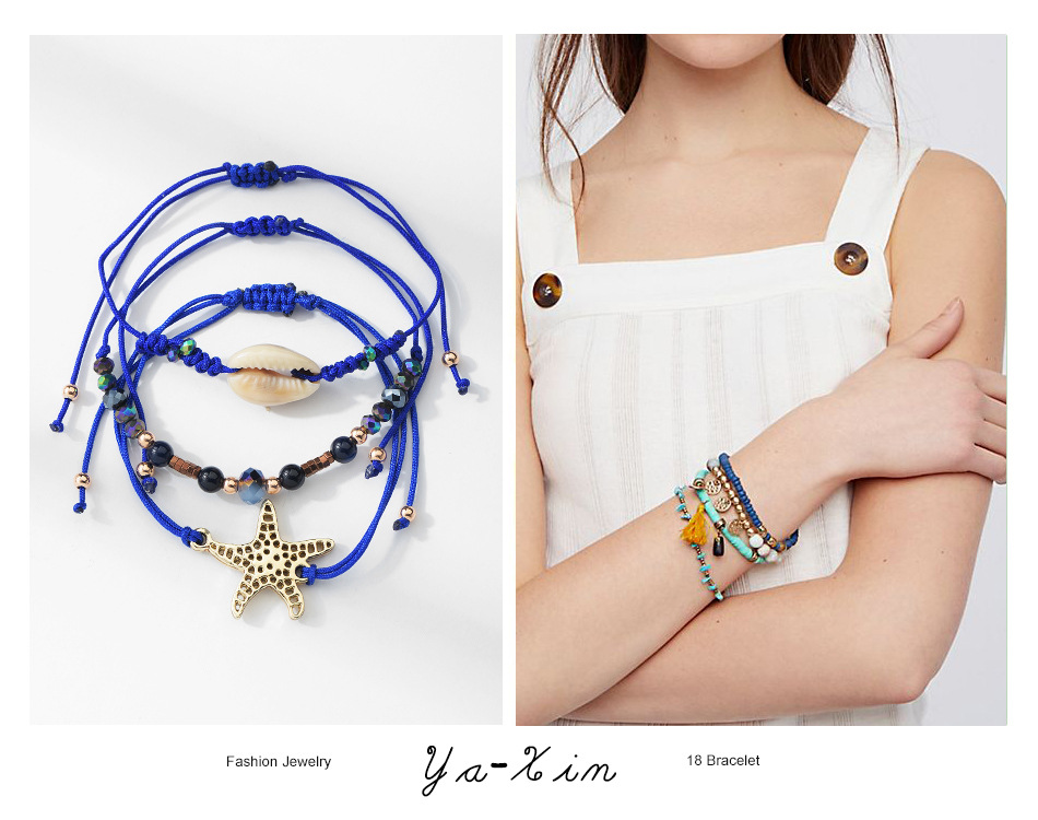 Bohemian Bracelet Set 3 - Stackable Beaded Bracelet for Women and Teen Girls Gifts for Girlfriend Holiday Gifts