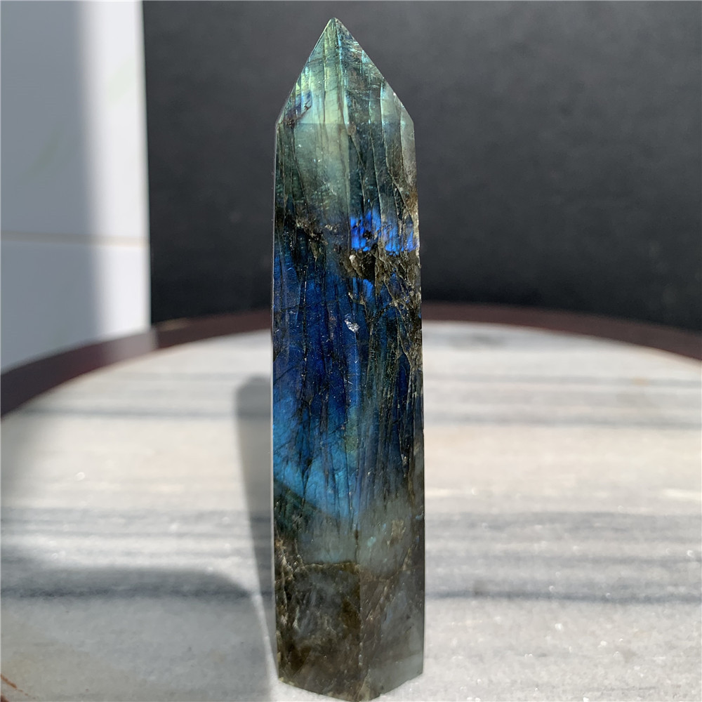 natural labradorite stone wand blue moon Stone crystal point crystal wand rock healing crystal gift polished crafts for sale
natural labradorite stone wand blue moon Stone crystal point crystal wand rock healing crystal gift polished crafts for sale