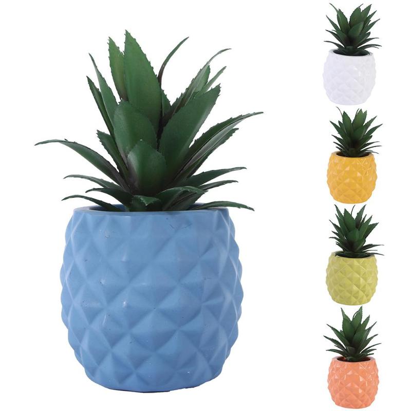 1Pc Potted Artificial Plant Pineapple Bonsai Garden Office Tabletop Home Decor, White
1Pc Potted Artificial Plant Pineapple Bonsai Garden Office Tabletop Home Decor, White