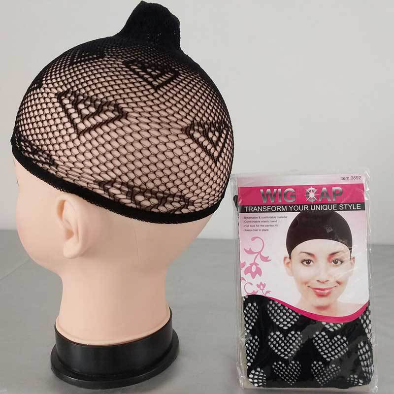 Hair Net Single Head Through Nylon Hair Cap Lace Hair Net Jacquard Wig Caps