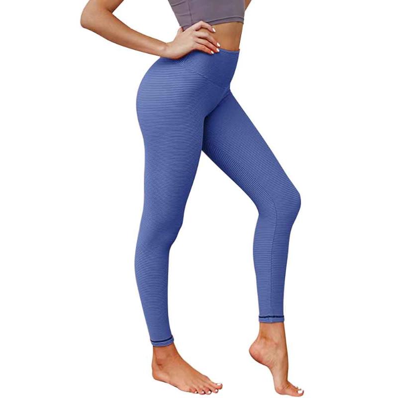 Women Running Quick Dry Striped Printing Push Up Fitness Sports High Waist Exercise Daily Yoga Pants Workout Gym Elastic Nylon, Blue
Women Running Quick Dry Striped Printing Push Up Fitness Sports High Waist Exercise Daily Yoga Pants Workout Gym Elastic Nylon, Blue