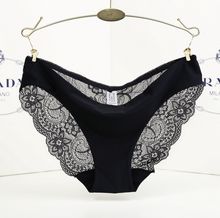 S-XXL Code Cotton Stalls Ice Silk Seamless Breathable Underwear Female Sexy Lace Lady Low Waist Briefs tingyulou, Black;pink
S-XXL Code Cotton Stalls Ice Silk Seamless Breathable Underwear Female Sexy Lace Lady Low Waist Briefs tingyulou, Black;pink