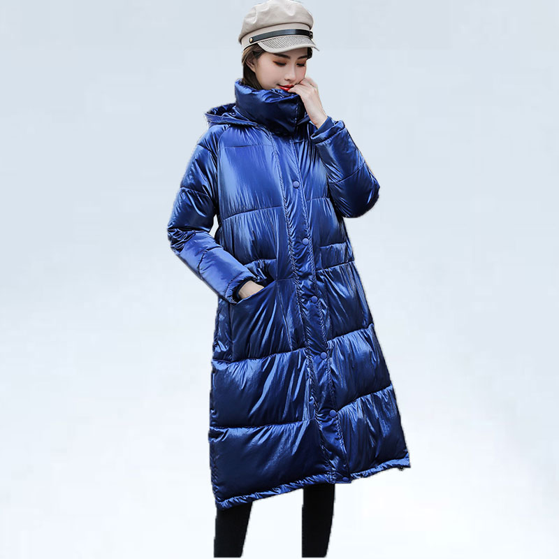 2019 Winter Jackets Women Newest All-match Bright Down Jackets With Hat Harajuku Long Parka Warm Coat Oversize Windproof Coats, Light blue
2019 Winter Jackets Women Newest All-match Bright Down Jackets With Hat Harajuku Long Parka Warm Coat Oversize Windproof Coats, Light blue