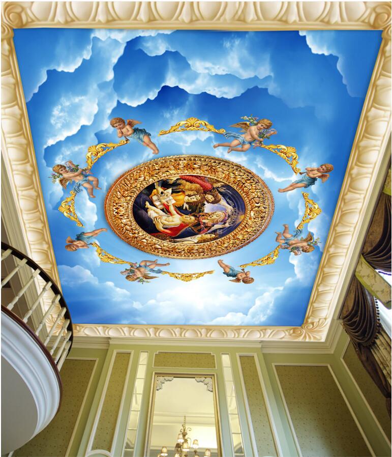 3d ceiling murals wallpaper custom photo Blue sky European angel character living room home decor 3d wall murals wallpaper for walls 3 d, Customize
3d ceiling murals wallpaper custom photo Blue sky European angel character living room home decor 3d wall murals wallpaper for walls 3 d, Customize