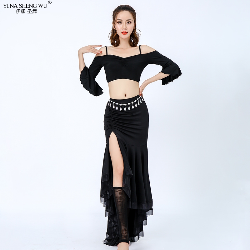 Women's Belly Dance Set Costume 2pcs Set Top Skirt Belly Dancing Clothes Sexy Fashion Girl Bellydance Top Darnival New, Black-90cm
Women's Belly Dance Set Costume 2pcs Set Top Skirt Belly Dancing Clothes Sexy Fashion Girl Bellydance Top Darnival New, Black-90cm