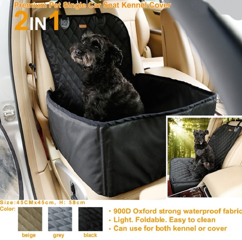 New Waterproof Bag Car Carrier Storage Bag Booster Seat Cover for Travel 2 In 1 Carrier Bucket Basket