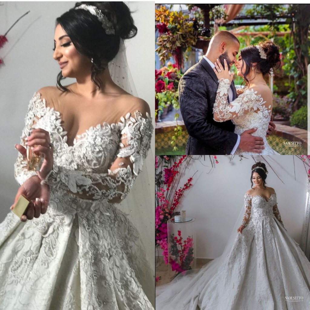 Luxury Ball Gown Wedding Dresses 2020 vestido de noiva long robe de mariage Custom Made Lace Pearls Bridal Gown Long Sleeves, Red
Luxury Ball Gown Wedding Dresses 2020 vestido de noiva long robe de mariage Custom Made Lace Pearls Bridal Gown Long Sleeves, Red
