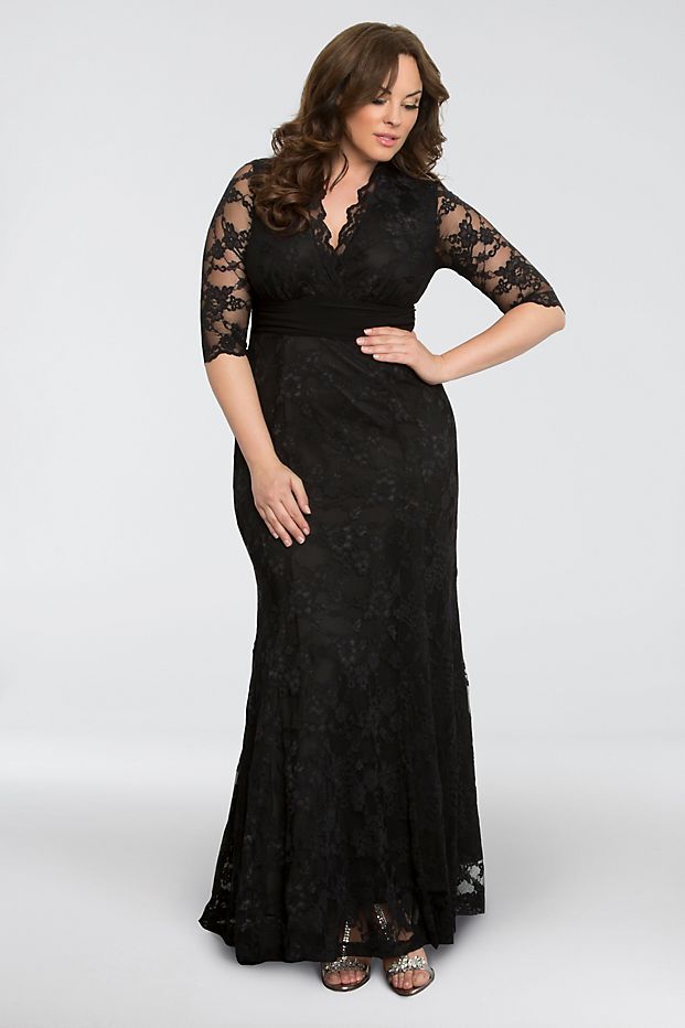 Burgundy Mermaid Plus Size Lace Prom Dresses V Neck Short Sleeves Evening Gown Floor Length Formal Dress