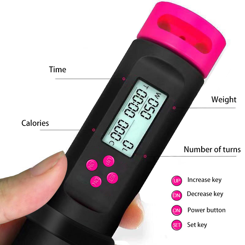 Crossfit Magnetic Control Electronic Counting Training Timing Jumping Skipping Weighted Speed Jump Rope Y200506