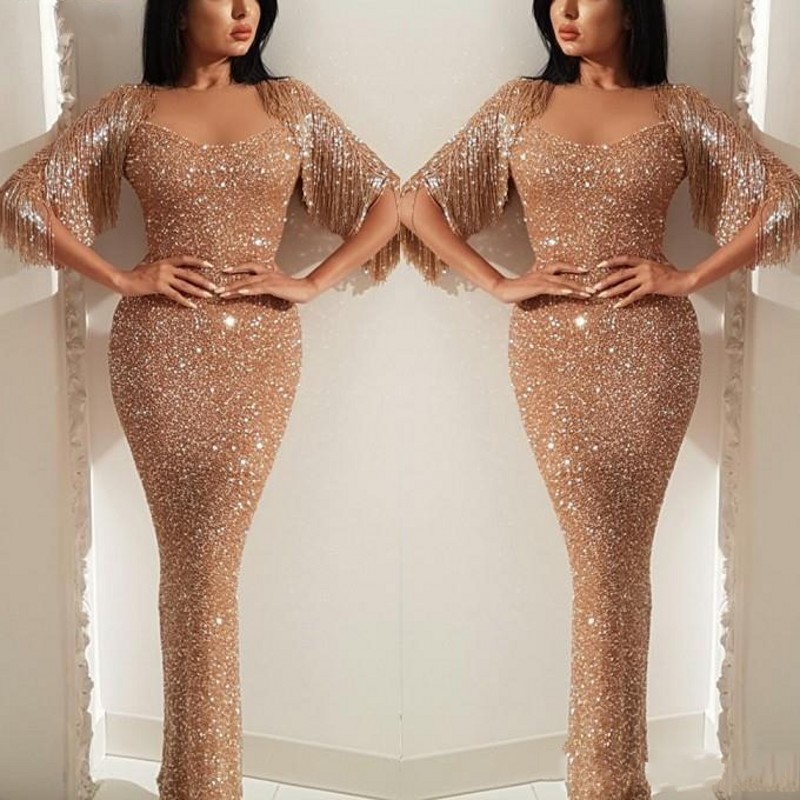 2020 Rose Gold Sparkly Sweetheart Sheath Tassel Prom Dresses Short Sleeves Formal Dresses Evening Wear Special Occasion Custom made, Dark navy
2020 Rose Gold Sparkly Sweetheart Sheath Tassel Prom Dresses Short Sleeves Formal Dresses Evening Wear Special Occasion Custom made, Dark navy