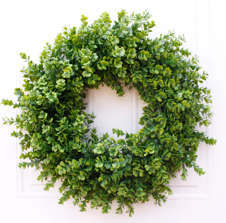 Country Farmhouse Decor Wall Door Boxwood Wreath Artifical Leaves Vine Wreath Front Door Spring Summer Hanging Decor Greenery, As photo
Country Farmhouse Decor Wall Door Boxwood Wreath Artifical Leaves Vine Wreath Front Door Spring Summer Hanging Decor Greenery, As photo