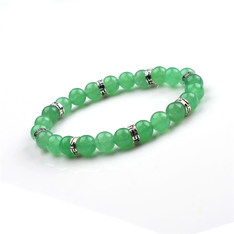Natural Stone Bracelet Inspirational Bead Bracelet Healing Prayer Marathi Yoga Massage Charm Bracelet