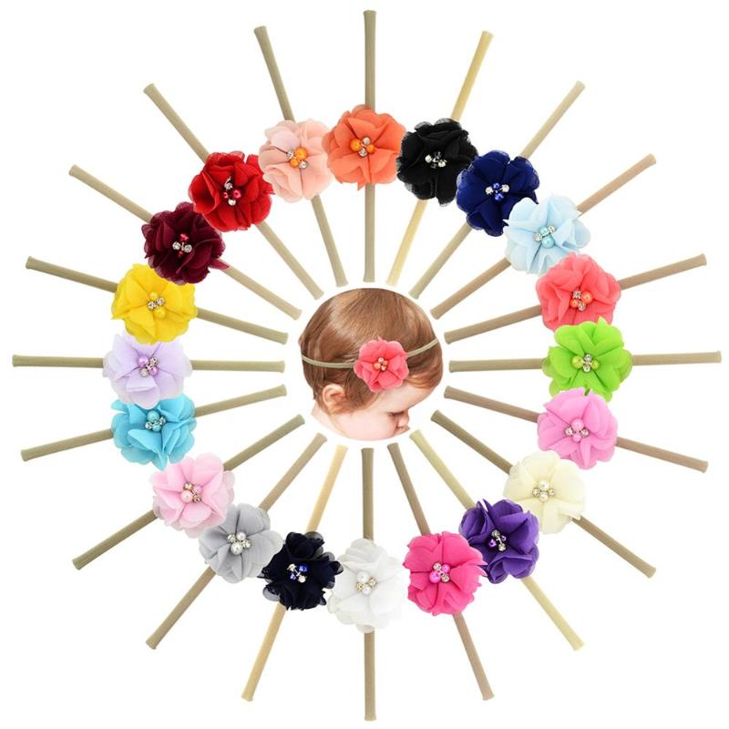 20pcs/lot 2.1'' Chiffon Fowers with Rhinestone Pearl With Thin Nylon Headband Elastic Hair Bands Kids Girls hair accessories 864, 13
20pcs/lot 2.1'' Chiffon Fowers with Rhinestone Pearl With Thin Nylon Headband Elastic Hair Bands Kids Girls hair accessories 864, 13