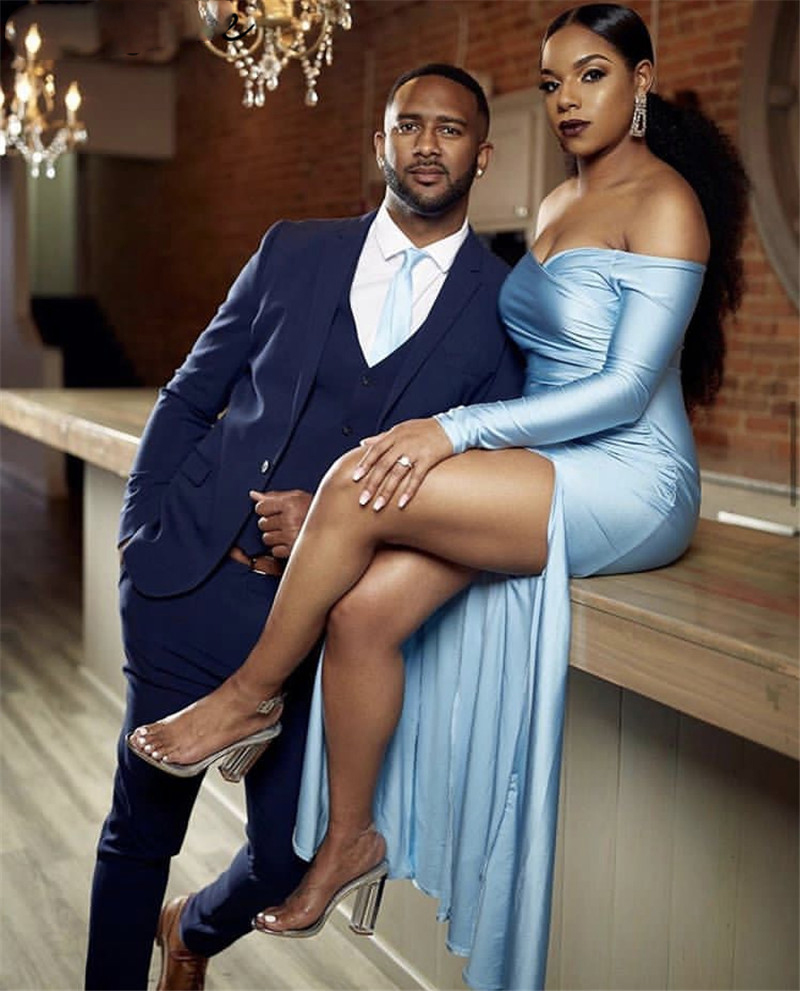 African Evening Dresses Light Sky Blue Long Sleeves Sweep Train Mermaid Silk Satin Evening Dresses vestidos de fiesta de noche, Champagne
African Evening Dresses Light Sky Blue Long Sleeves Sweep Train Mermaid Silk Satin Evening Dresses vestidos de fiesta de noche, Champagne