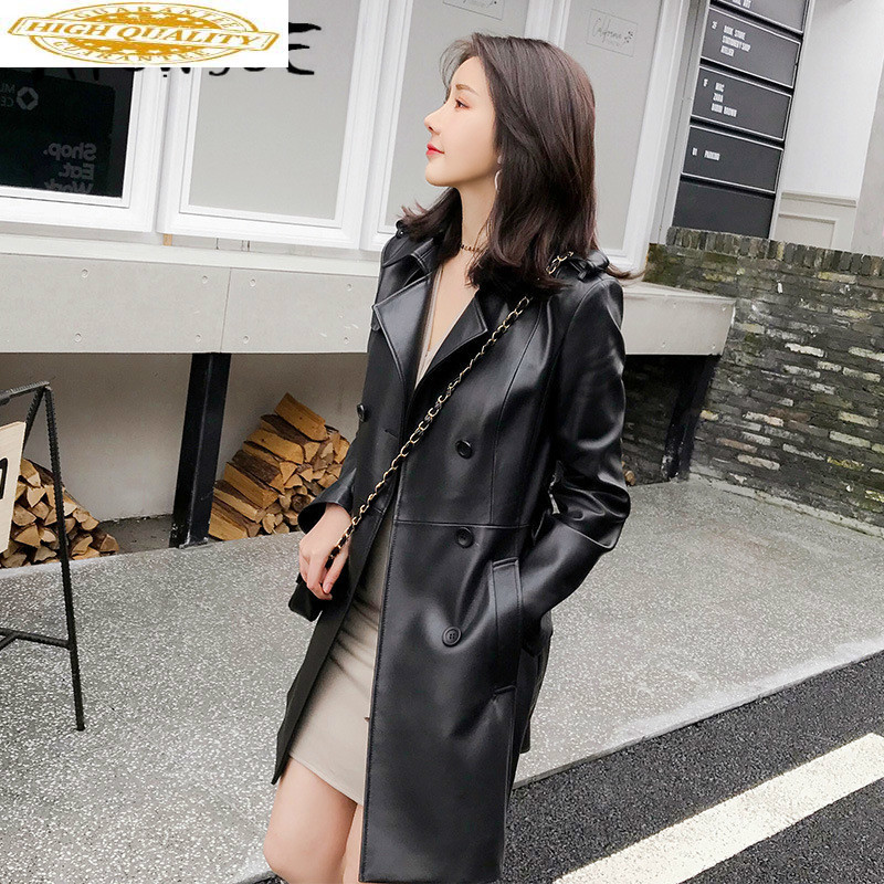 Women's Fur Coat Female Real Leather Jacket Korean Genuine Leather Jacket Women Clothes 2020 Elegant Sheepskin Coat TF810 YY2138, Black
Women's Fur Coat Female Real Leather Jacket Korean Genuine Leather Jacket Women Clothes 2020 Elegant Sheepskin Coat TF810 YY2138, Black
