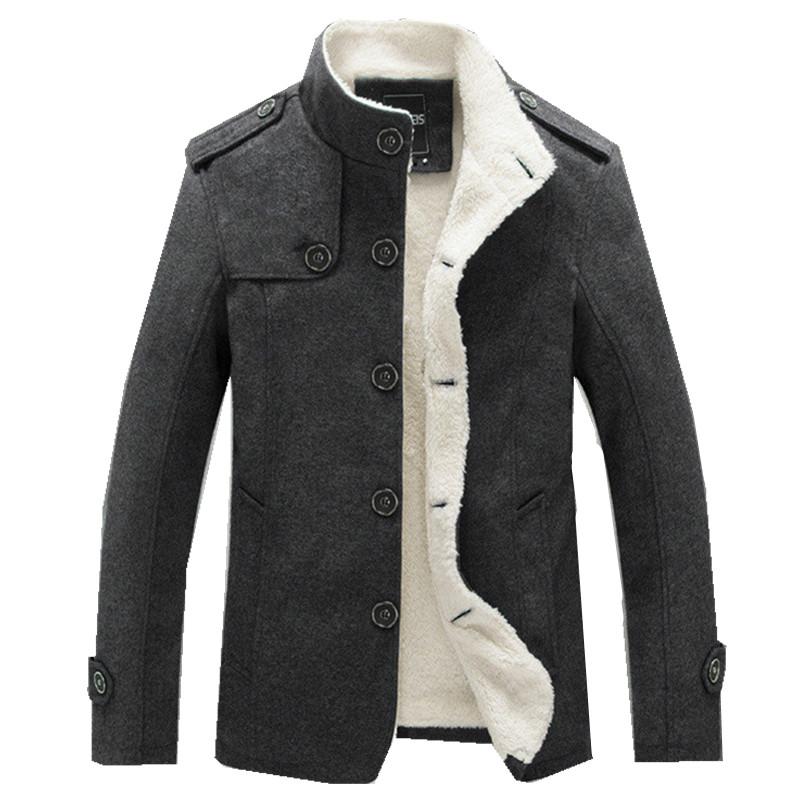 Men Wool Blend Coats 2020 Winter Fashion Men 'S Solid Color High Quality Coat Clothing Male Thick Warm Overcoat Mens Topcoat, Khaki
Men Wool Blend Coats 2020 Winter Fashion Men 'S Solid Color High Quality Coat Clothing Male Thick Warm Overcoat Mens Topcoat, Khaki