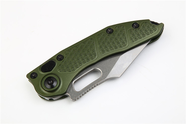New Arrival Stitch-A Auto Tactical Folding Knife D2 Stone Wash Blade Green T6061 Handle Outdoor EDC Pocket Knives EDC Gear
New Arrival Stitch-A Auto Tactical Folding Knife D2 Stone Wash Blade Green T6061 Handle Outdoor EDC Pocket Knives EDC Gear